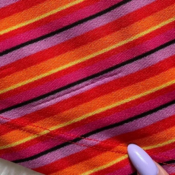 Y2K Vintage Guess Striped Midi Skirt - Picture 7 of 8